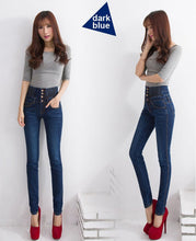 Skinny Stretch Jeans Pants Jean Slim Feet Elastic Waist High Waist Jean J4U66