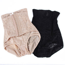 Slimming Corset Underbust Body Waist Abdomen Lace Postpartum Control Shaper Briefs Pants J4U66
