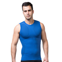 slimming mens body control shaper vest tummy belly waist girdle cincher shirt underwear bodysuit J4U66
