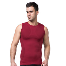 slimming mens body control shaper vest tummy belly waist girdle cincher shirt underwear bodysuit J4U66