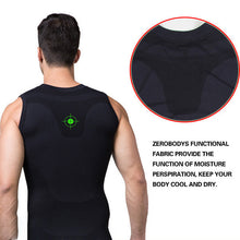 slimming mens body control shaper vest tummy belly waist girdle cincher shirt underwear bodysuit J4U66