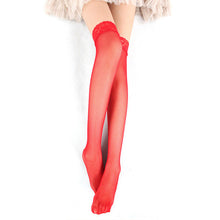 Small Fishnet Sexy Women Lace Top Mesh High Thigh Stockings Lady Long Stocking J4U66