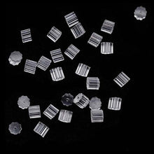 Small Transparent Star Anise Rubber Earring Backs Earrings Jewelry Accessories Ear Plugging/Blocked 50Pcs J4U66
