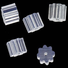 Small Transparent Star Anise Rubber Earring Backs Earrings Jewelry Accessories Ear Plugging/Blocked 50Pcs J4U66