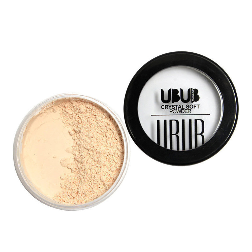 smooth face makeup cosmetics mineral loose powder setting ultra light perfecting finishing foundation oil control J4U66
