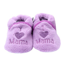 Soft Cozy Baby Toddler Shoes Kids Boy Girls Heart & Letter Pattern Warm Crib First Walkers Skid-proof Shoes 0-1Y  J4U66