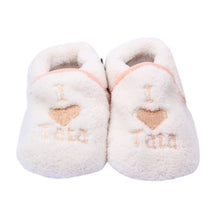 Soft Cozy Baby Toddler Shoes Kids Boy Girls Heart & Letter Pattern Warm Crib First Walkers Skid-proof Shoes 0-1Y  J4U66
