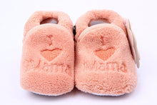 Soft Cozy Baby Toddler Shoes Kids Boy Girls Heart & Letter Pattern Warm Crib First Walkers Skid-proof Shoes 0-1Y  J4U66