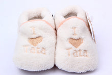 Soft Cozy Baby Toddler Shoes Kids Boy Girls Heart & Letter Pattern Warm Crib First Walkers Skid-proof Shoes 0-1Y  J4U66
