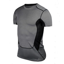 Soft Mens T-Shirt Fitness Muscle Stretch Short Sleeve Tops Tee J4U66