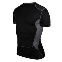 Soft Mens T-Shirt Fitness Muscle Stretch Short Sleeve Tops Tee J4U66