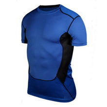 Soft Mens T-Shirt Fitness Muscle Stretch Short Sleeve Tops Tee J4U66