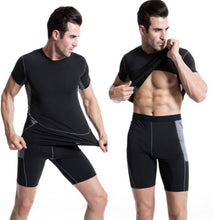 Soft Mens T-Shirt Fitness Muscle Stretch Short Sleeve Tops Tee J4U66