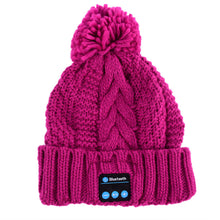 Soft Warm Beanies Hats for Wireless Bluetooth Smart Caps Headphone Headset Speaker Mic J4U66