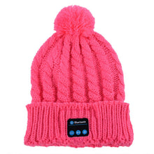 Soft Warm Beanies Hats for Wireless Bluetooth Smart Caps Headphone Headset Speaker Mic J4U66