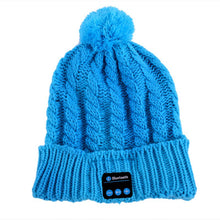 Soft Warm Beanies Hats for Wireless Bluetooth Smart Caps Headphone Headset Speaker Mic J4U66