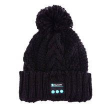 Soft Warm Beanies Hats for Wireless Bluetooth Smart Caps Headphone Headset Speaker Mic J4U66
