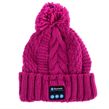 Soft Warm Beanies Hats for Wireless Bluetooth Smart Caps Headphone Headset Speaker Mic J4U66