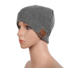 Soft Warm Beanie Hats for Men Unisex Wireless Bluetooth Smart Cap Headset Headphone Speaker Mic Bluetooth Hat J4U66