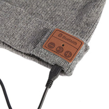 Soft Warm Beanie Hats for Men Unisex Wireless Bluetooth Smart Cap Headset Headphone Speaker Mic Bluetooth Hat J4U66