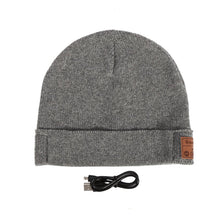 Soft Warm Beanie Hats for Men Unisex Wireless Bluetooth Smart Cap Headset Headphone Speaker Mic Bluetooth Hat J4U66