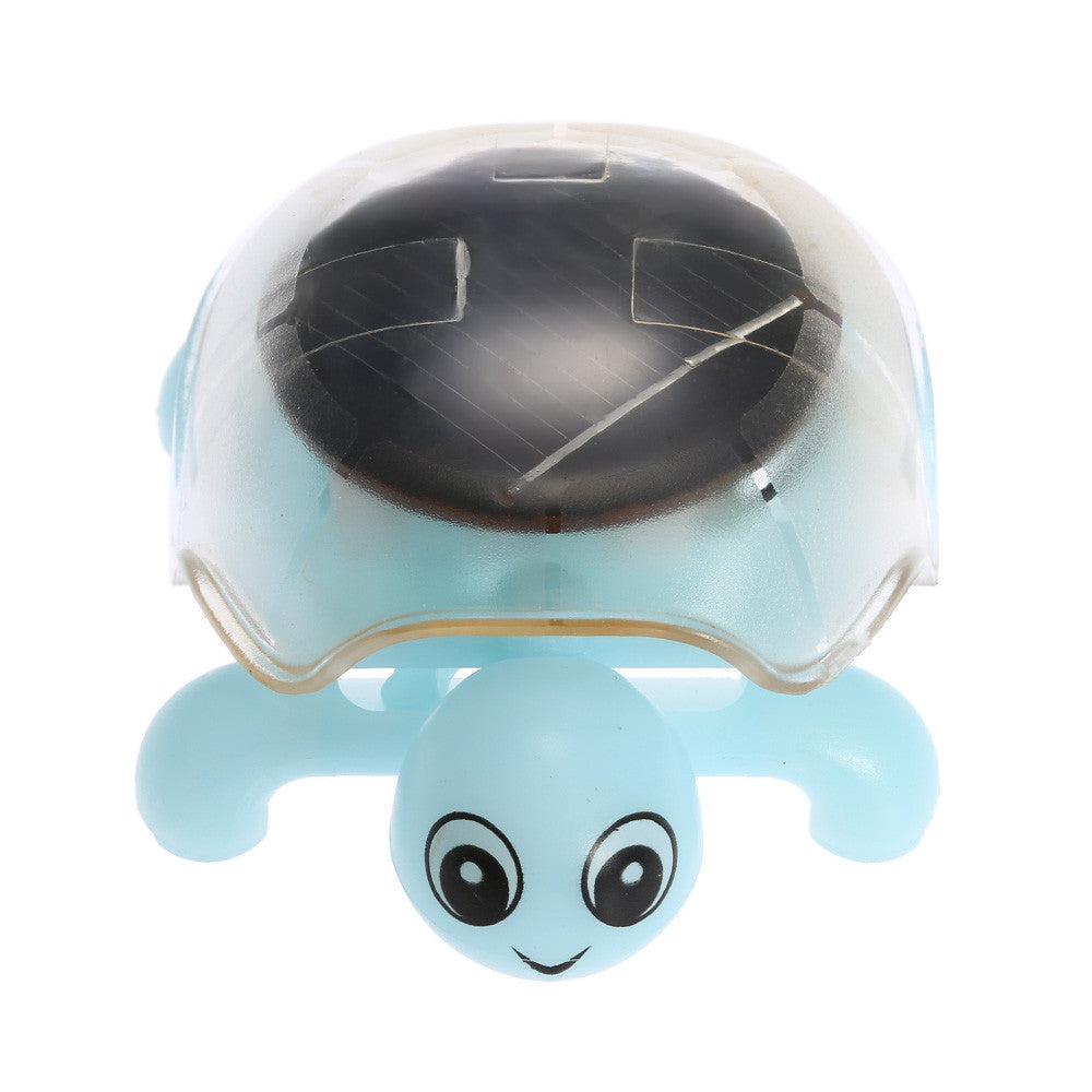 solar kids toys cute mini tortoise crystal solar powered energy tortoise insect educational solar toys forchildren J4U66