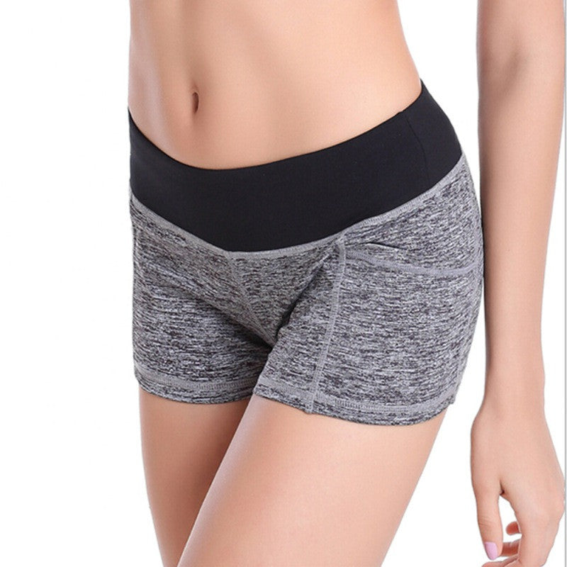 Solid Colors Seamless Stretch Shorts Spandex Workout Basic Plain Tight J4U66