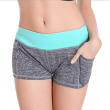 solid colors seamless stretch women shorts spandex workout basic plain tight J4U66