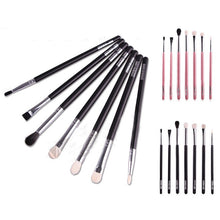 Women's Lady Makeup brushes Blend Shadow Angled Eyeliner Smoked Bloom Eye Brushes Set &Whloesale J4U66