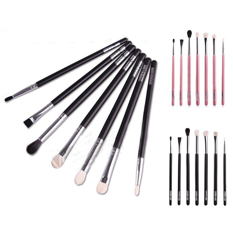 Women's Lady Makeup brushes Blend Shadow Angled Eyeliner Smoked Bloom Eye Brushes Set &Whloesale J4U66