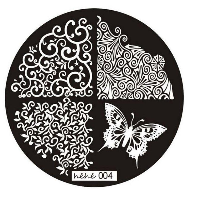 Women Pattern Nail Art Image Stamp Stamping Plates Manicure Template 004  J4U66