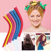Special Promotion 10pcs Hair Curling Flexi Rods Magic Air Hair Roller Curler Hair Roller Sticker J4U66
