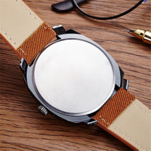 Sport Watches Men Luxury Brand Canvas Strap Men 3Bar Waterpoof Wristwatches ClockQuartz Watch Relogio Masculino J4U66