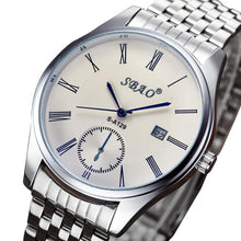 Sports Brand Quartz Mens Watches Top Brand Luxury Quartz-watch Clock Date Stainless Steel Wristwatch Relogio Masculino J4U66