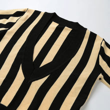 women sweaters pullovers deep v neck crop tops striped long sleeve knitted sweater outwear roupas femininas J4U66