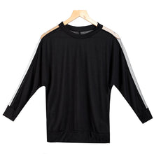 women t-shirts cotton loose shirt dolman batwing lace top sleeve novelty tshirt J4U66