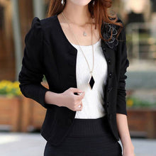 Korean Blazer Feminino Plus Size 3XL Long Sleeved Bleiser Mujer Casual 4 Colors Lovely Suits Flower J4U66