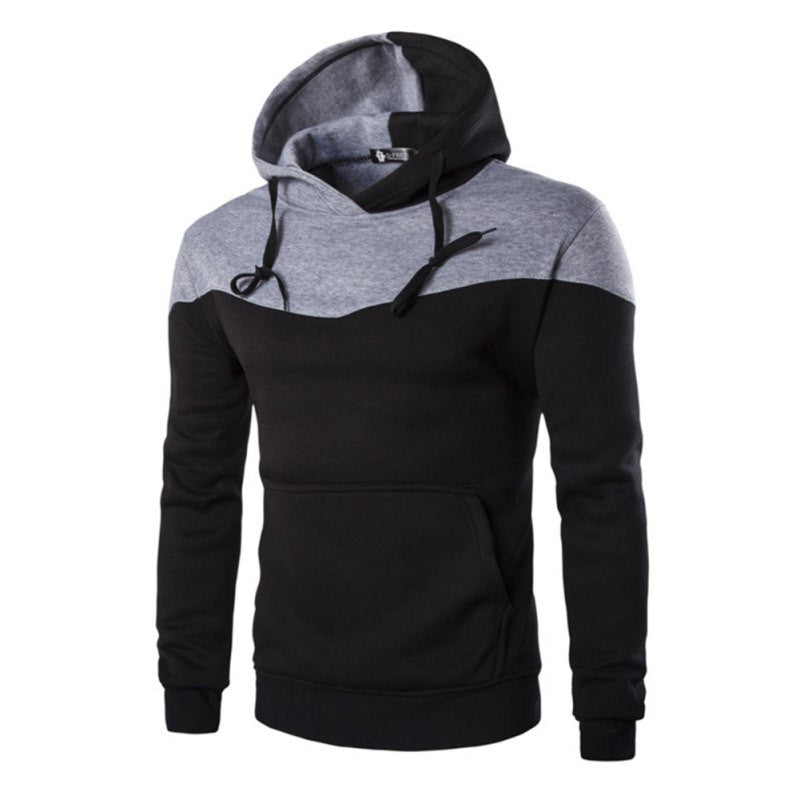 Hoodieen Sudaderas Hombre Hip Hop Mens Hoodie Decorative Pocket Patchwork Sweatshirts Tracksuit J4U66