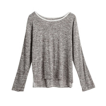 loose t-shirts blusas femininas plus size women clothing blusas cotton long sleeve tops irregular hem loose t-shirts J4U66