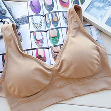 Sexy Bra Bust Bra Push Up Seamless Cotton Tops Sleeping Active Underwear J4U66