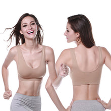 Sexy Bra Bust Bra Push Up Seamless Cotton Tops Sleeping Active Underwear J4U66