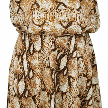 chiffon dress snake print high split spagetti straps maxi long dresses sexy sleeveless beach dress vestidos J4U66