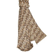 chiffon dress snake print high split spagetti straps maxi long dresses sexy sleeveless beach dress vestidos J4U66