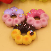 Squishy Donuts Soft Mini Bread Phone Straps Squishy Chocolate Noodle Sprinkles Covered Key Chains J4U66