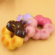 Squishy Donuts Soft Mini Bread Phone Straps Squishy Chocolate Noodle Sprinkles Covered Key Chains J4U66