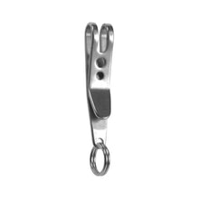 Stainless Steel Outdoor Key Chain Multi-purpose Camping Keychain Circular Climbing Keychain Money Clip EDC Tools Travel Kits J4U66