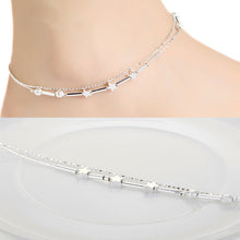 Star Foot Chain Bracelet Anklet Silver Plated Barefoot Anklet Beach Sandal Foot Jewelry Style J4U66