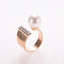 Star Kunckle Rings Finger Rings For Women Jewelry Accessories Gold Sliver 3Pcs  Big Simulated Pearl Rings Set J4U66