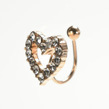 Starfish Ear Cuff Chic Heart Clip Earring s Women Crystal Star Clip Earing J4U66