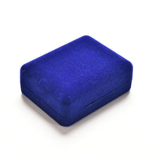 Storage Gift Jewelry Box 7.7x6.2x3cm 2 Colors Velvet Earrings Ring Necklace Bracelet Display Box Case J4U66